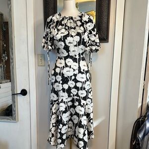 Ted baker London NWT Black and White Floral Dress